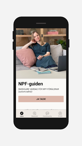 Android application NPF-guiden screenshort