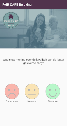 Android application FAIR CARE Beleving screenshort