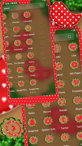 Cute Bird and Heart Theme Screenshot 4 - AppWisp.com