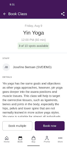 Hot Yoga West Screen 3