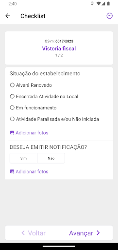 Android application OS-m screenshort