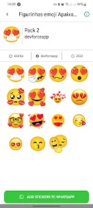 Figurinhas emoji para whatsapp