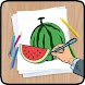 果物を描く方法 - Androidアプリ