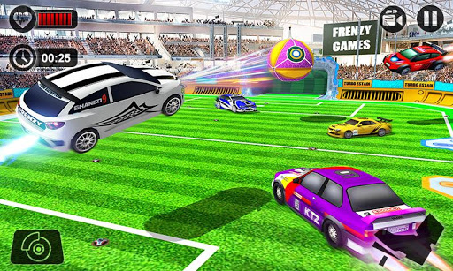 Soccer Car Ball Game Screen 2