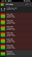 screenshot of CPU Stats
