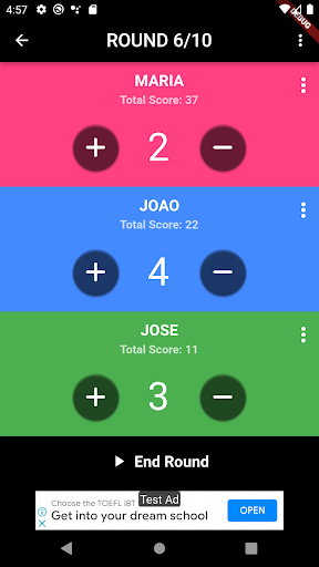Score Marker for Card Games Screen 3