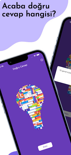 Android application Doğru Cevap | Bilgi Yarışması screenshort