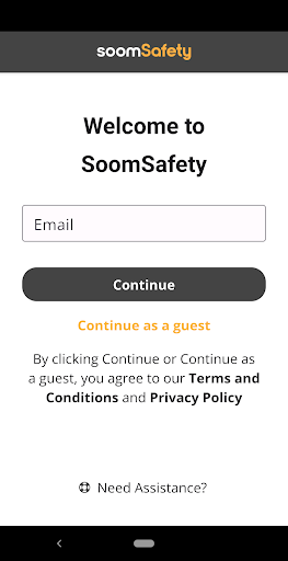 Android application SoomSafety screenshort