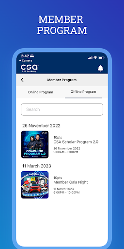 CSA Academy Screen 3