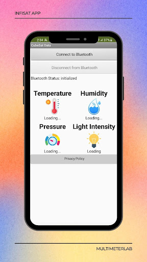 Android application InfiSat screenshort
