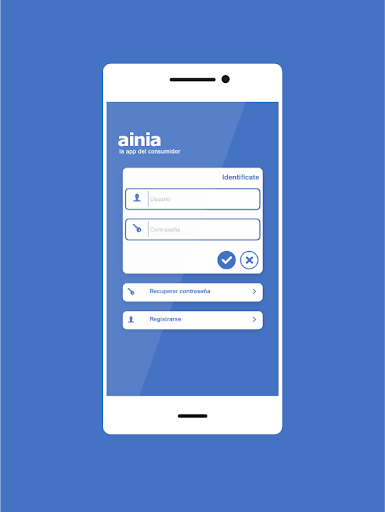 Android application Ainia Consumer screenshort