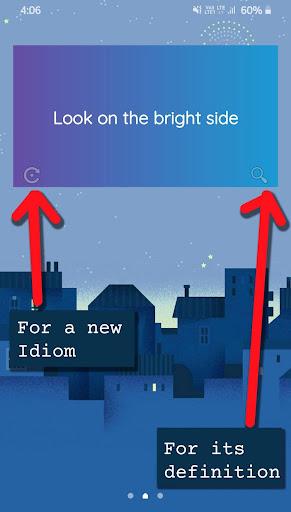 Android application Random English Idioms screenshort