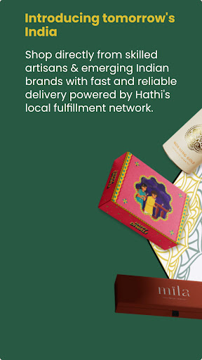 Android application Hathi Shopping screenshort