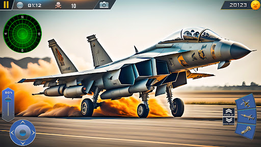 Sky Jet Fighter Games Offline Screen 2