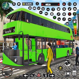 Ônibus de luxo na cidade