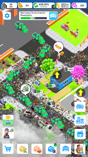 Trash Tycoon Idle business Mod Mở Khóa Phiên Bản Đầy Đủ