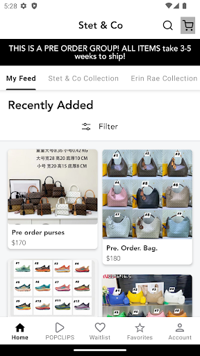 Android application Stet & Co screenshort