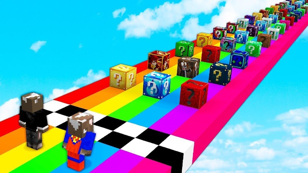 Captura de Pantalla 2 Lucky Block Race en Minecraft android