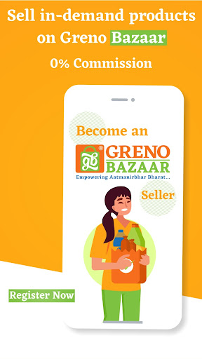 Android application Greno Bazaar Seller screenshort