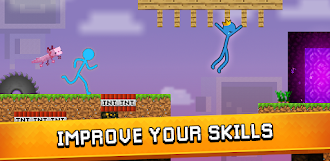 Game screenshot Stickman Parkour: Jump and run apk download