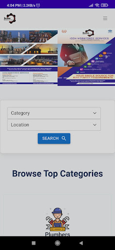 IconsWorks - Gulf jobs Screen 2