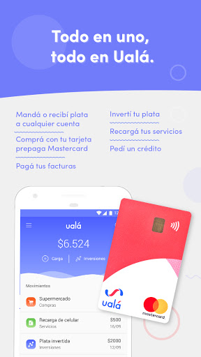 Ualu00e1: Tarjeta Mastercard Gratis + App Para Ahorrar  screenshots 1