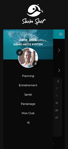 Android application SwimSpot screenshort