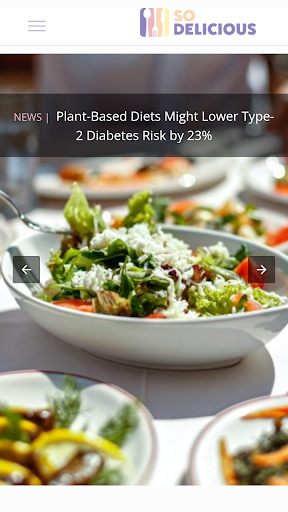 Android application SoDelicious Recipes screenshort
