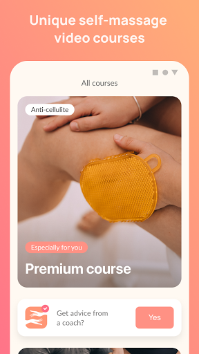 Android application PEP: Self-Massage. Simple body screenshort