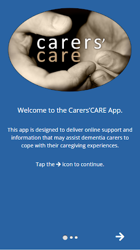 Android application Carers’CARE screenshort