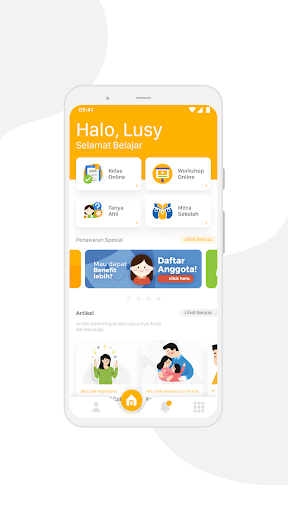 Android application School Of Parenting screenshort