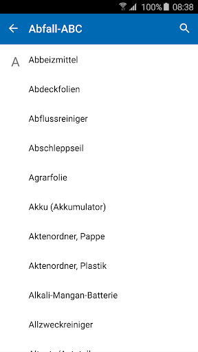 Abfall App KA (Landkreis) Screen 2