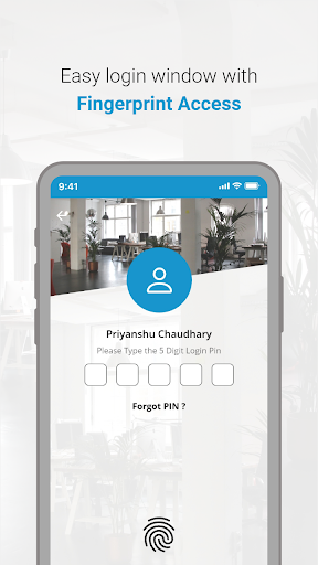 Android application Inventia HRM System screenshort