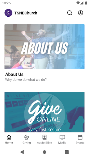 Android application The Well Church Cincy screenshort