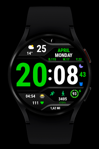 Sport V2 Watch Face Wear OS Screen 3
