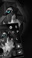 screenshot of Polygon Wolf Keyboard Theme