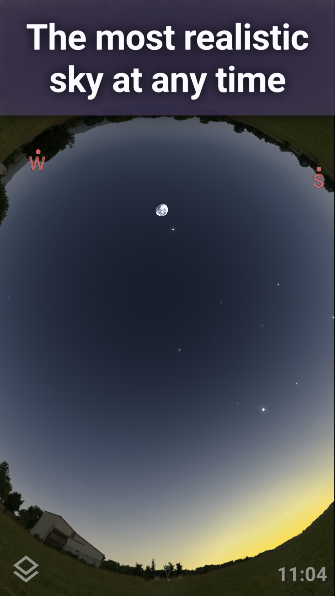 Android application Stellarium Mobile - Star Map screenshort