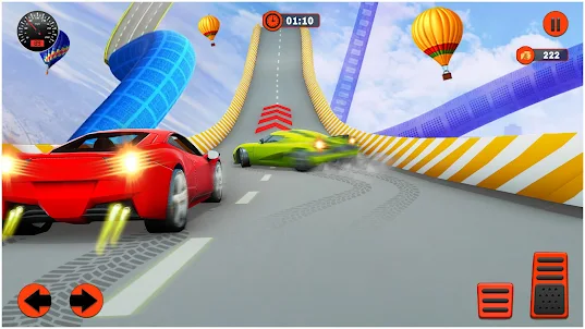 Stunt Car 3D: シアン ゲーム ギア 3d 車内