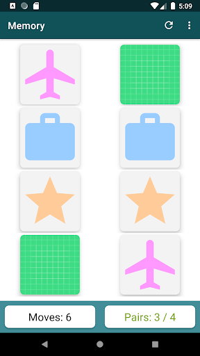 Memory Game - Image Matching Screen 2