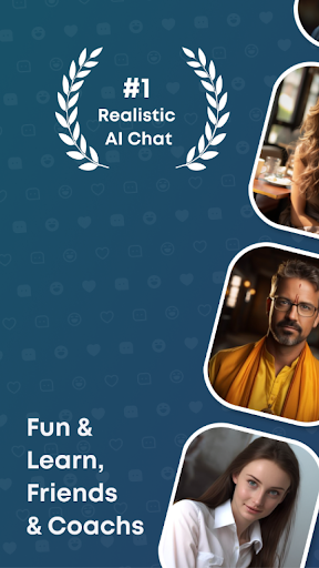 Android application Chatie: AI Friend, Fun & Coach screenshort