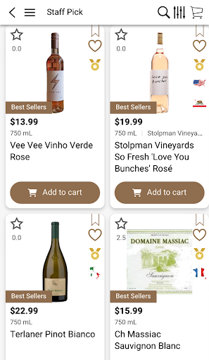 Android application Wine Dad's screenshort