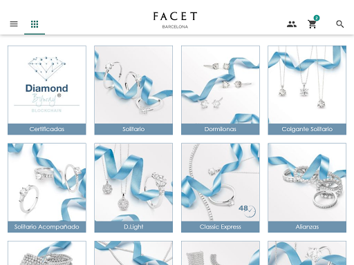 FACET Catalog Screen 2