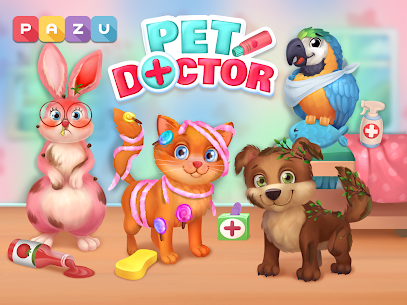 Pet Doctor – Animal care games for kids MOD (Unlimited Money)1.22 Free Download 5
