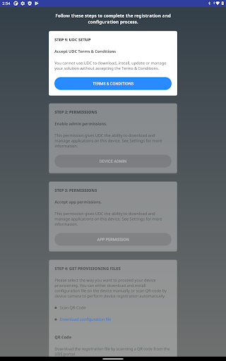 Screenshot of Lenovo Universal Device Client