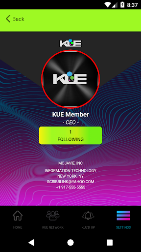 KUE Screen 3