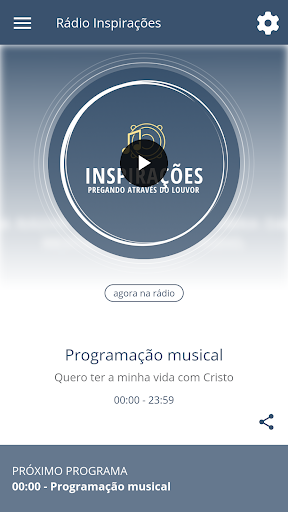 Android application Rádio Inspirações screenshort