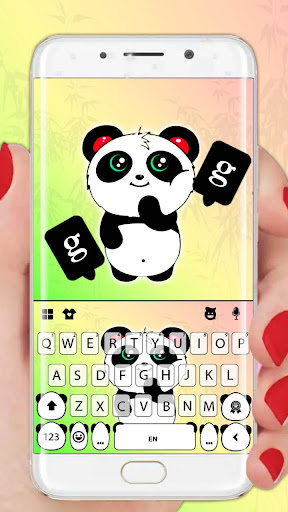 Android application Chubby Lovely Panda Keyboard T screenshort