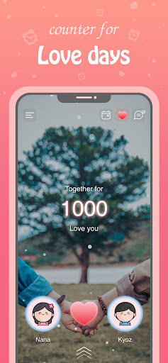 Android application Love Paradise (Days in love) screenshort
