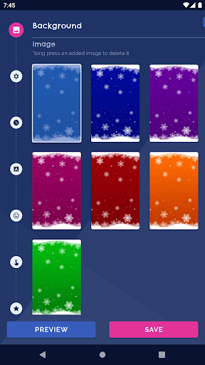 Android application Ice Snowflakes Snow Wallpapers screenshort