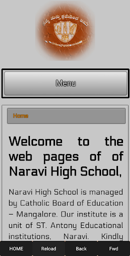 Android application Naravi High School screenshort